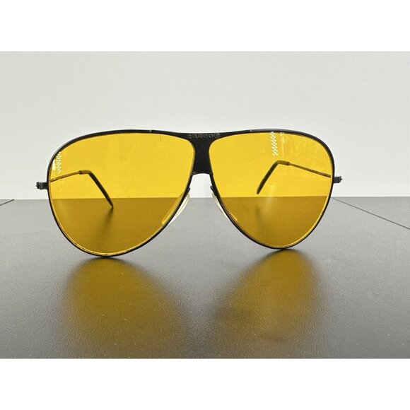 Vintage Tasco 1175Y Aviator Amber Shooting Glasses (C3-17) - Picture 2 of 14